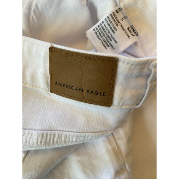 AMERICAN EAGLE Denim SIZE 24R Curvy Crop Stretch Mom Jean 43x27 - Picture 5 of 5